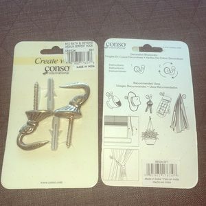 Good Luck Elephant brass decorative hooks (4)